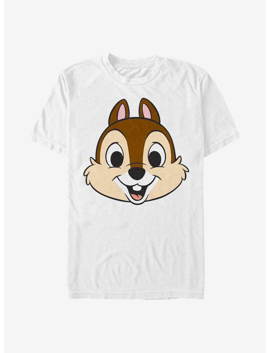 Disney Chip And Dale Chip Big Face T-Shirt - WHITE | BoxLunch
