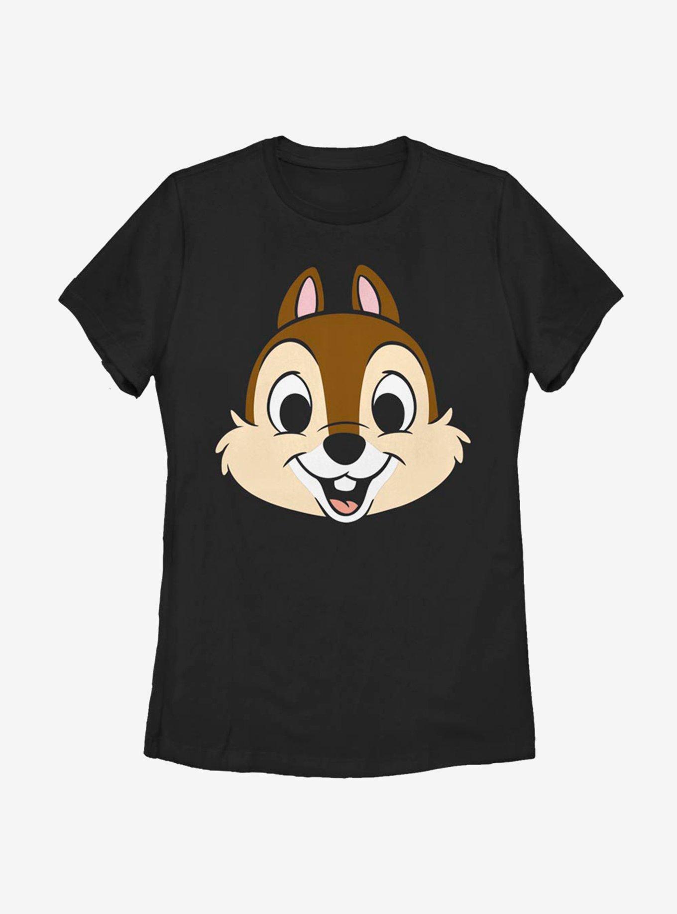 Disney Chip And Dale Chip Big Face Womens T-Shirt, , hi-res