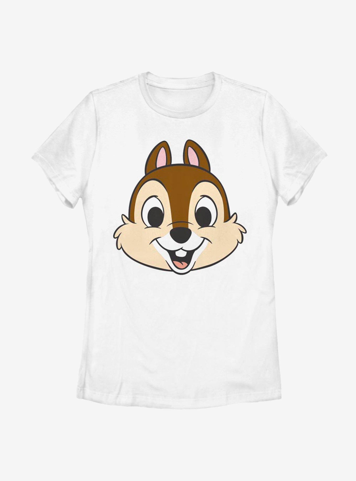 Disney Chip And Dale Chip Big Face Womens T-Shirt, , hi-res