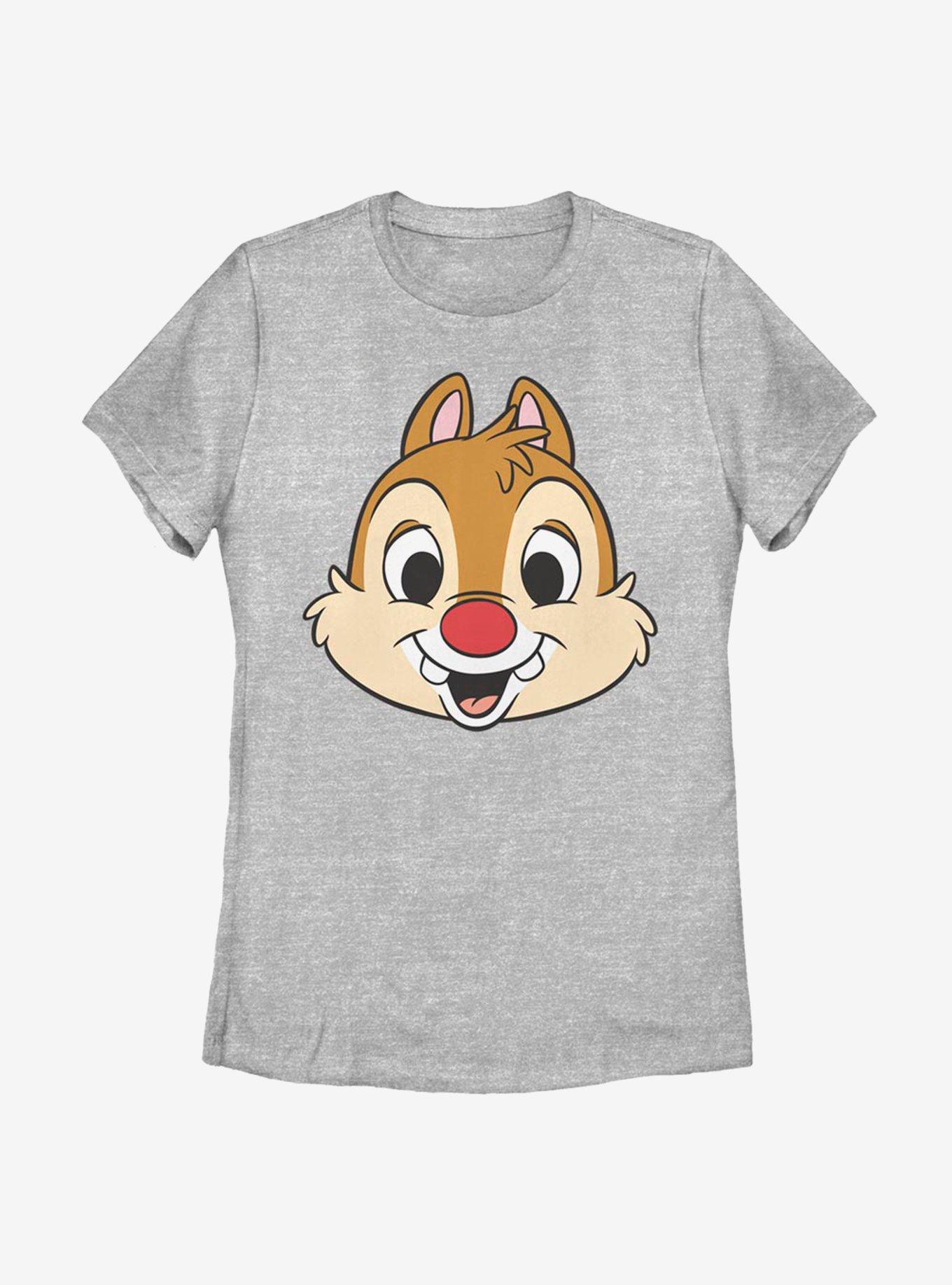 Disney Chip And Dale Dale Big Face Womens T-Shirt, ATH HTR, hi-res
