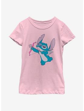 Disney Lilo And Stitch Love Shot Youth Girls T-Shirt, , hi-res