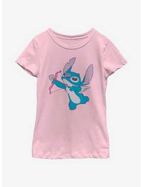 Disney Lilo And Stitch Love Shot Youth Girls T-Shirt, , hi-res
