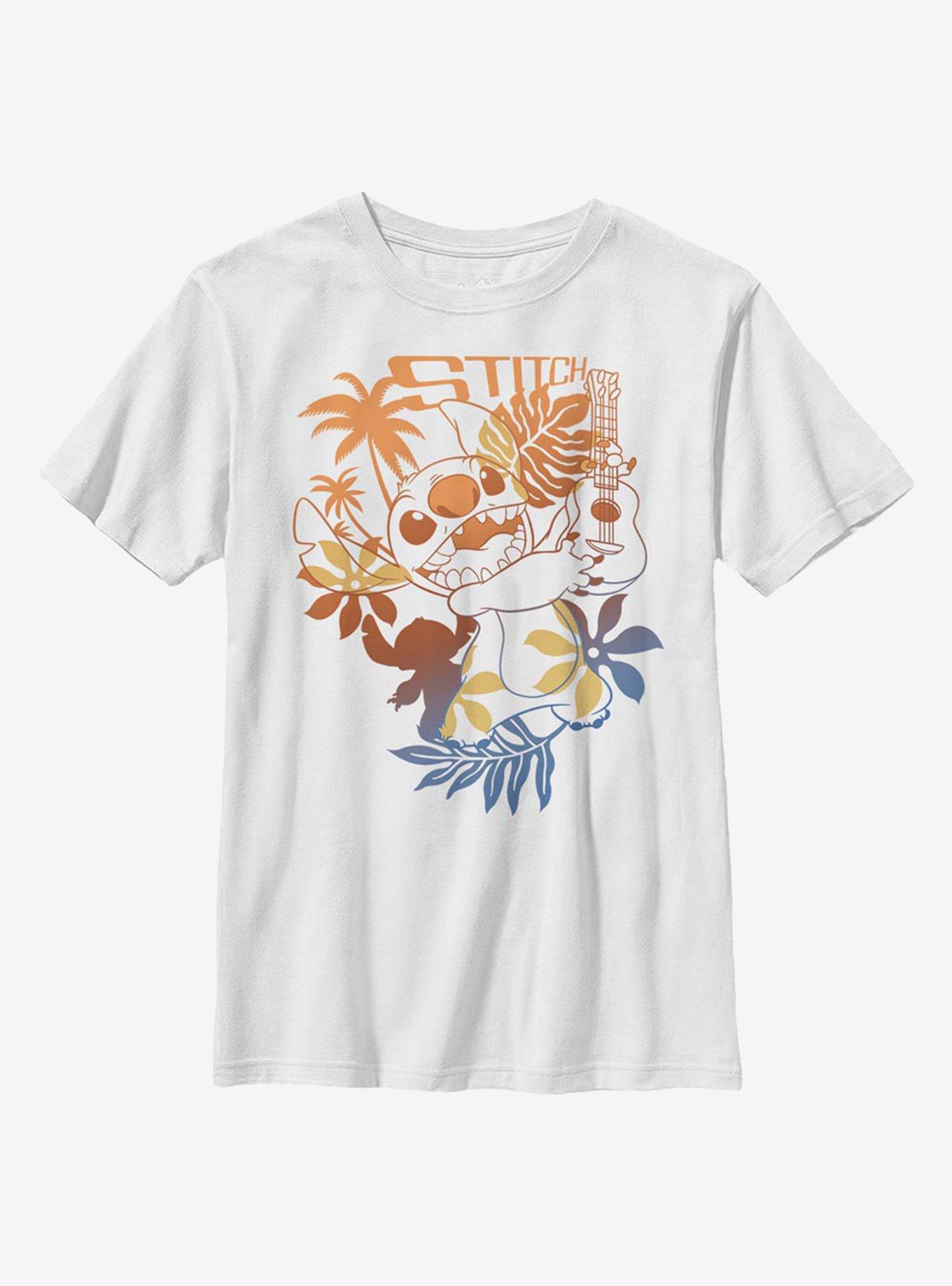 Disney Lilo And Stitch Aloha Stitch Youth T-Shirt, , hi-res