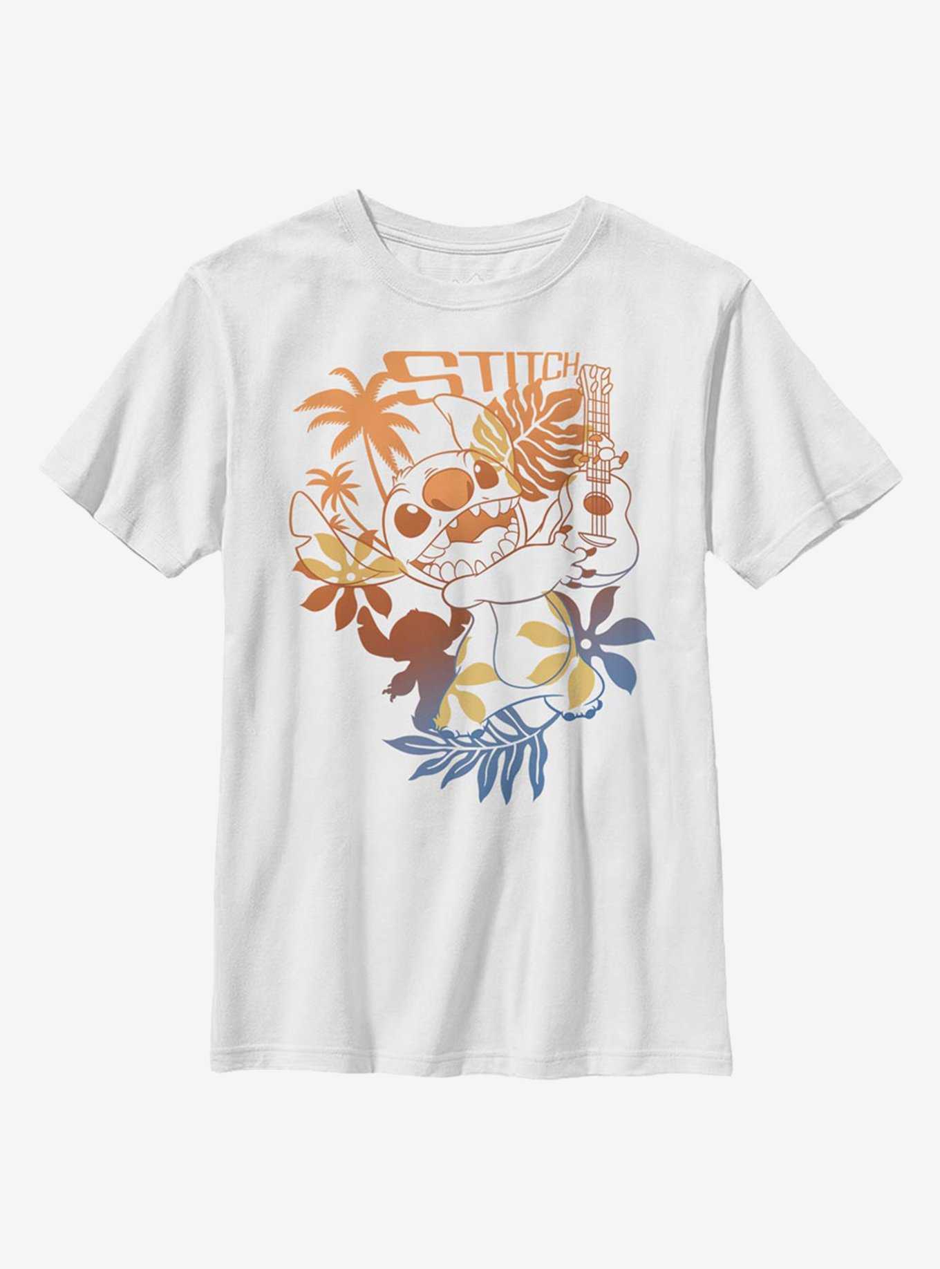 Disney Lilo And Stitch Aloha Stitch Youth T-Shirt, , hi-res
