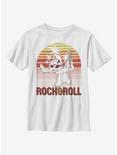 Disney Lilo And Stitch Rock And Roll Stitch Youth T-Shirt, WHITE, hi-res