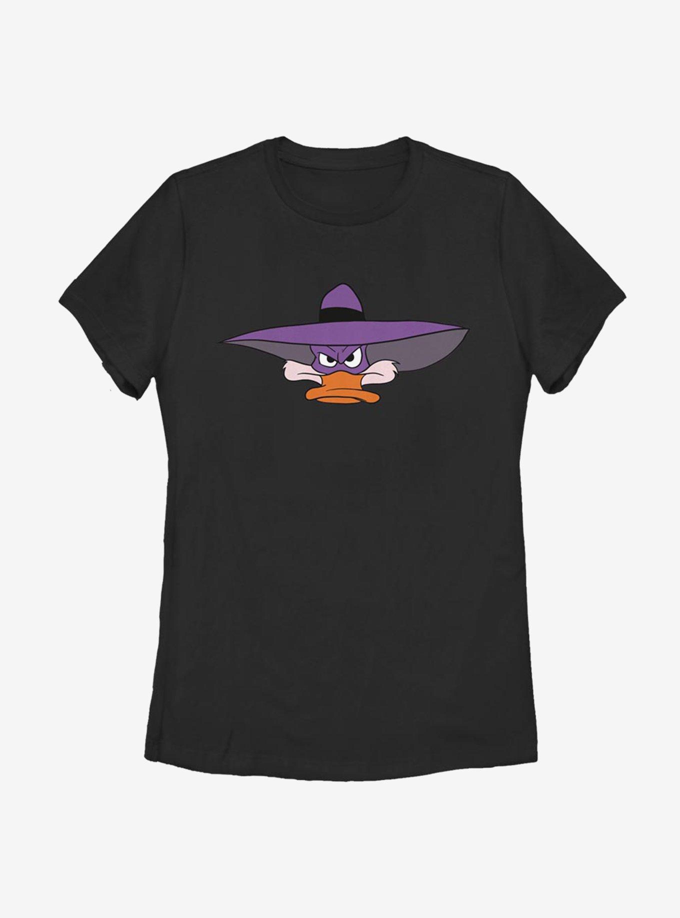 Disney Darkwing Duck Darkwing Bighead Womens T-Shirt