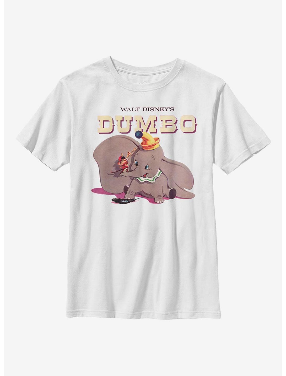 Disney Dumbo Classic Dumbo Youth T-Shirt - WHITE | BoxLunch
