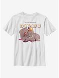 Disney Dumbo Classic Dumbo Youth T-Shirt, WHITE, hi-res