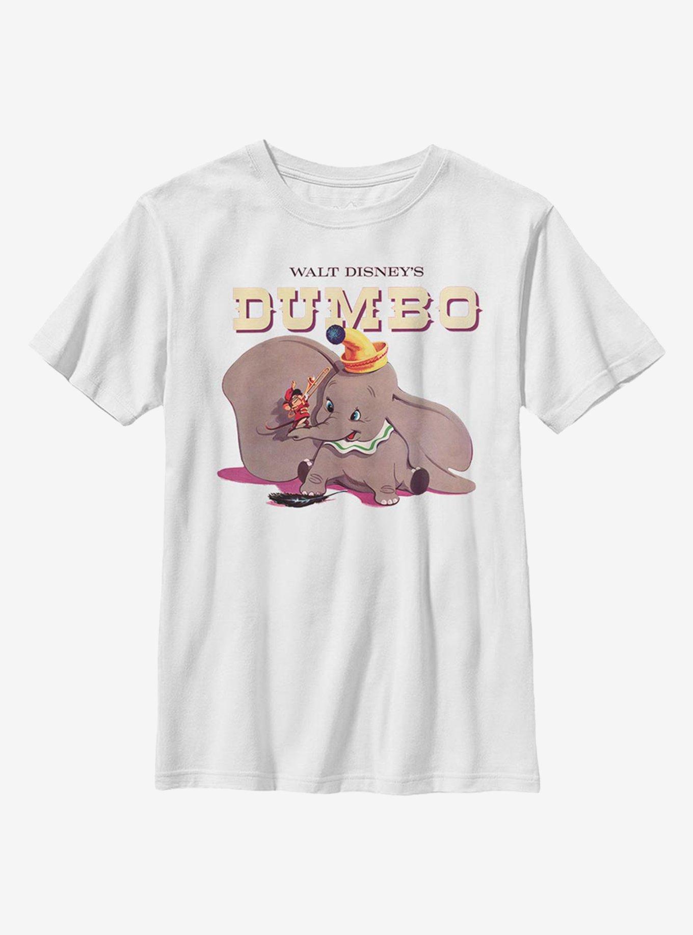 - Dumbo Youth | WHITE BoxLunch T-Shirt Disney Classic Dumbo
