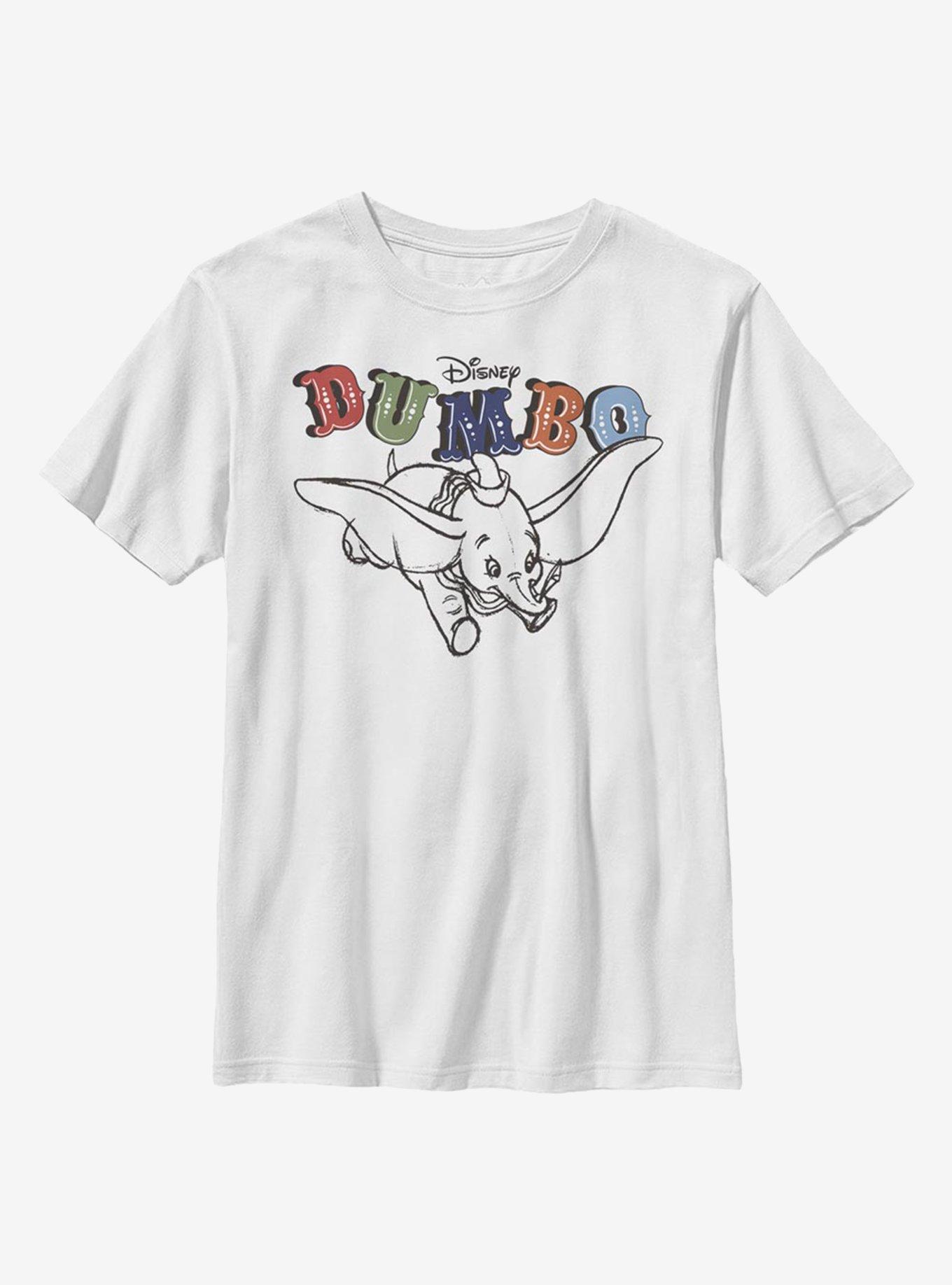 Disney Dumbo Flying Circus Youth T-Shirt, WHITE, hi-res