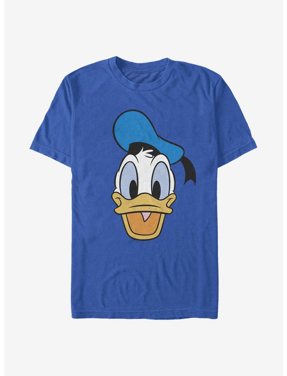 Disney Donald Duck Big Face Donald T-Shirt, ROYAL, hi-res