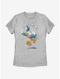 Disney Donald Duck Jump Womens T-Shirt, ATH HTR, hi-res