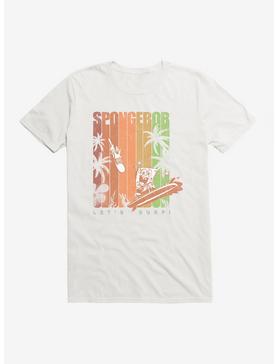 SpongeBob SquarePants Lets Surf T-Shirt, WHITE, hi-res
