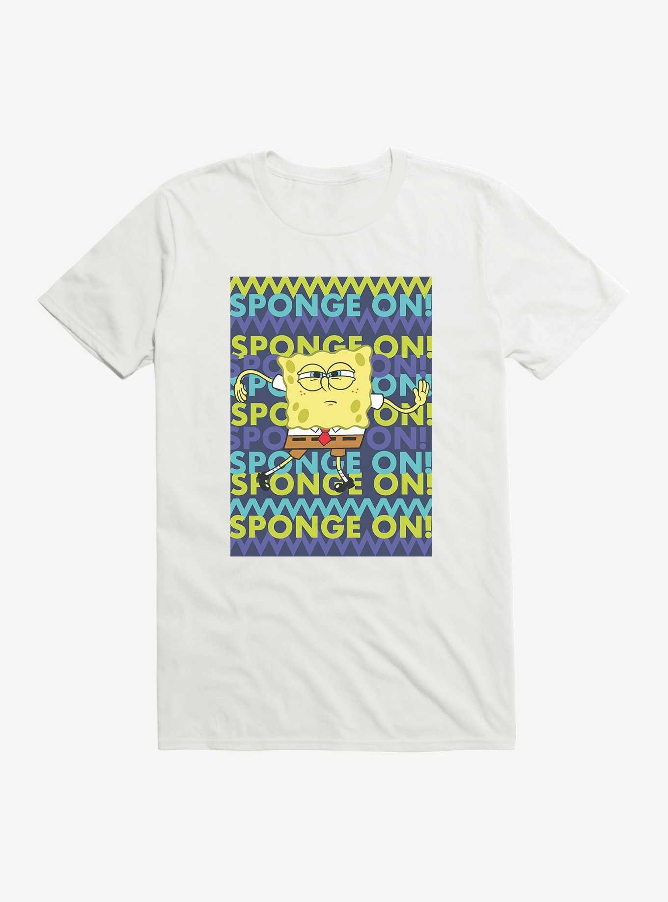 SpongeBob SquarePants Sponge On T-Shirt, WHITE, hi-res