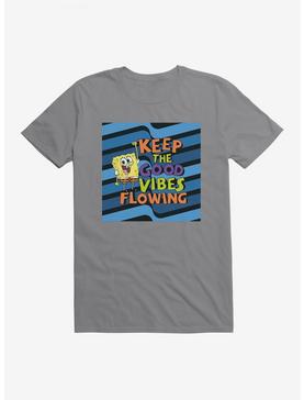 SpongeBob SquarePants Keep The Good Vibes Flowing T-Shirt, STORM GREY, hi-res