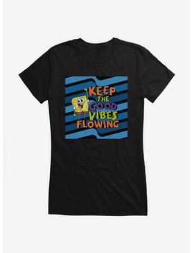 SpongeBob SquarePants  Keep The Good Vibes Flowing Girls T-Shirt, , hi-res