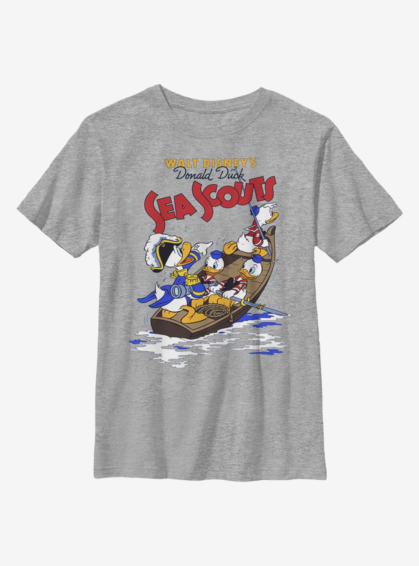 Disney Donald Duck Sea Scout Youth T-Shirt, ATH HTR, hi-res