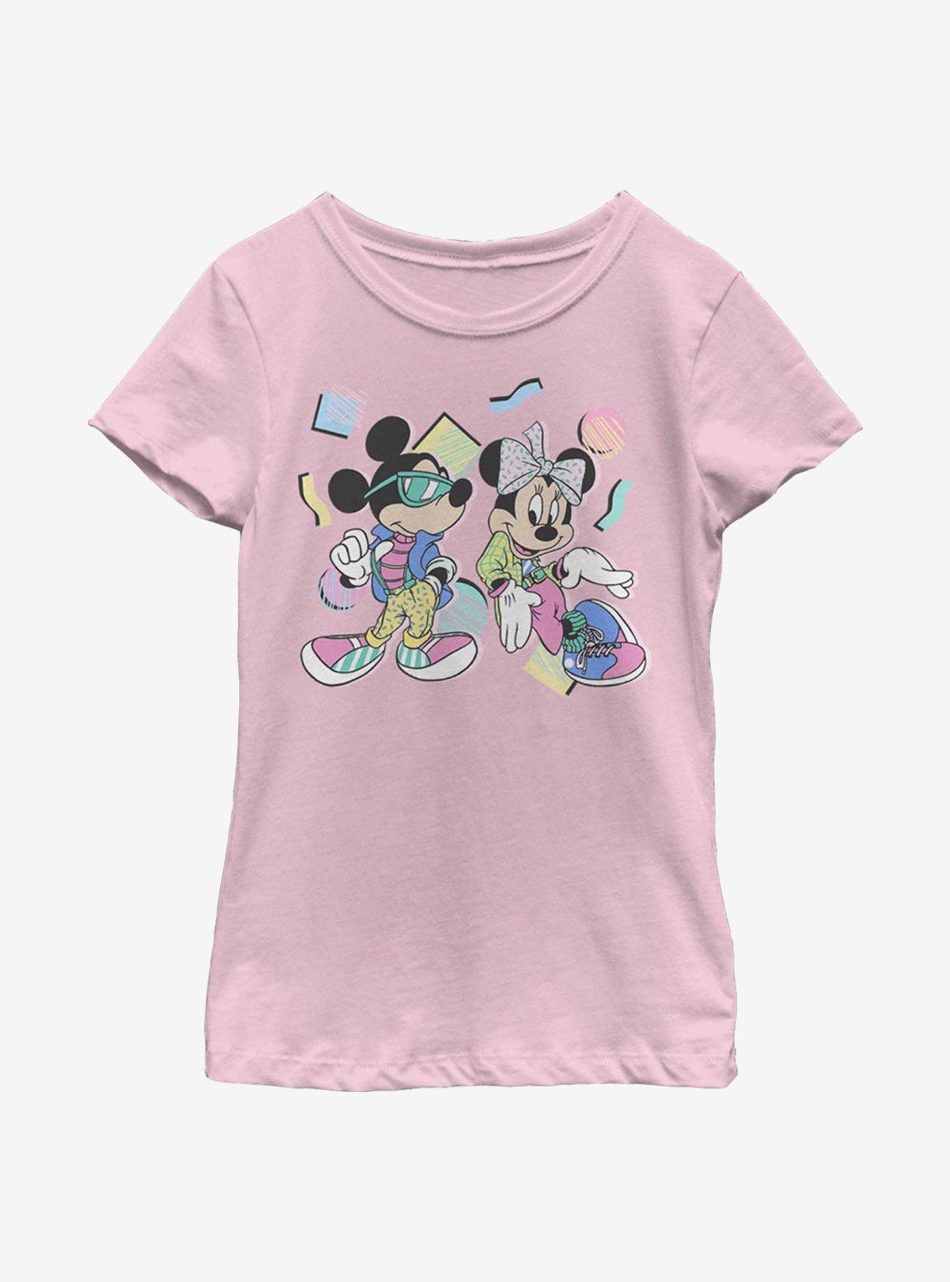 Disney Mickey Mouse 80s Minnie Mickey Youth Girls T-Shirt, , hi-res