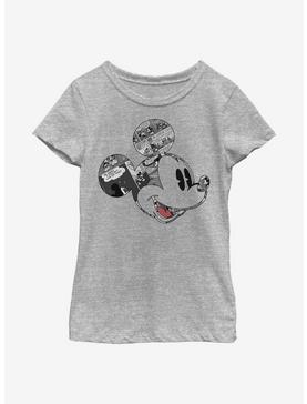 Disney Mickey Mouse Comic Mouse Youth Girls T-Shirt, , hi-res