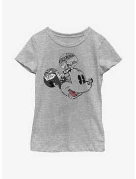 Disney Mickey Mouse Comic Mouse Youth Girls T-Shirt, , hi-res