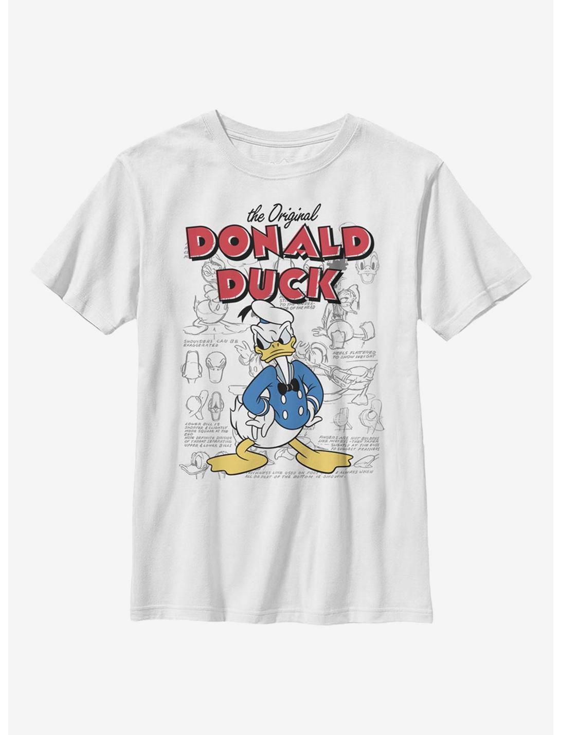 Disney Donald Duck Original Donald Duck Youth T-Shirt, WHITE, hi-res