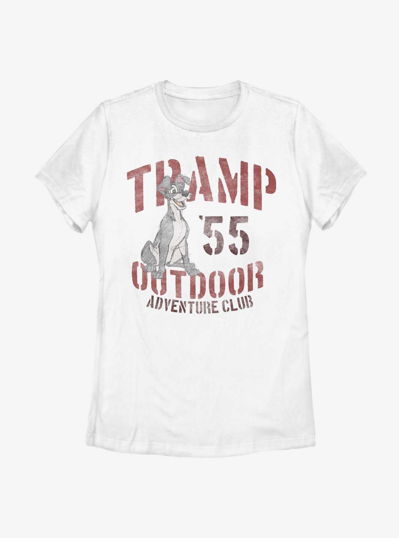 Disney Lady And The Tramp Outdoor Tramp Womens T-Shirt, , hi-res