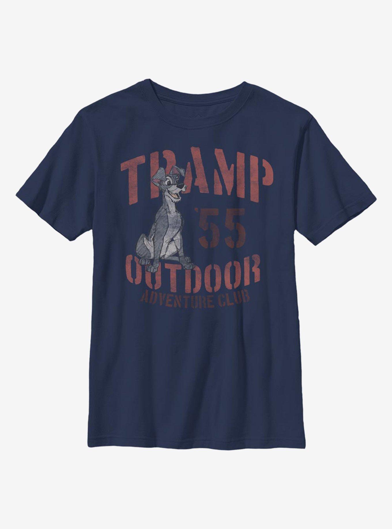 Disney Lady And The Tramp Outdoor Tramp Youth T-Shirt, , hi-res