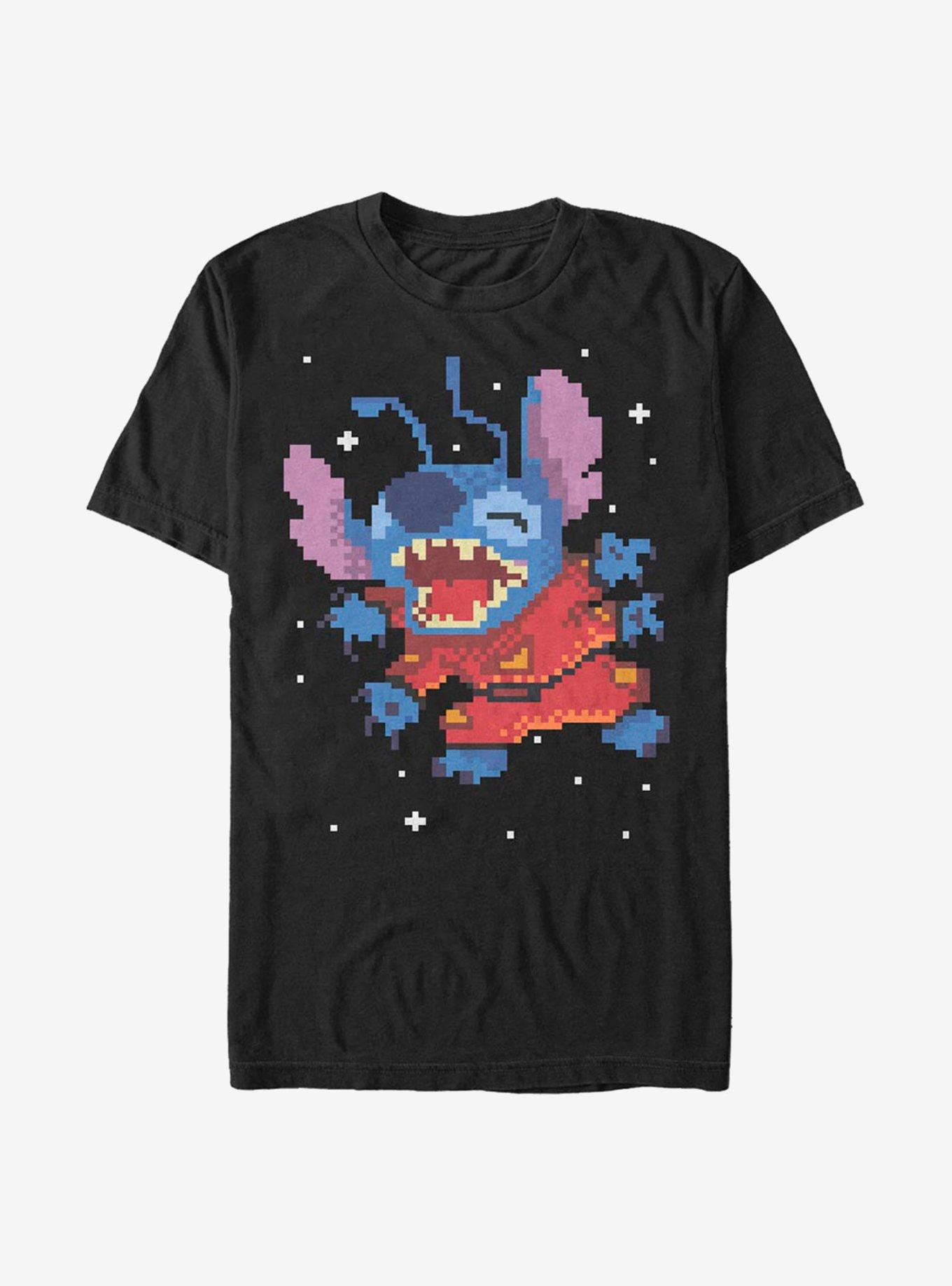 Disney Lilo And Stitch Pixel T-Shirt, , hi-res