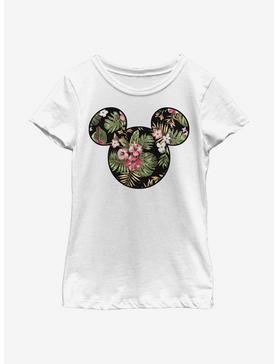 Disney Mickey Mouse Floral Mickey Youth Girls T-Shirt, , hi-res