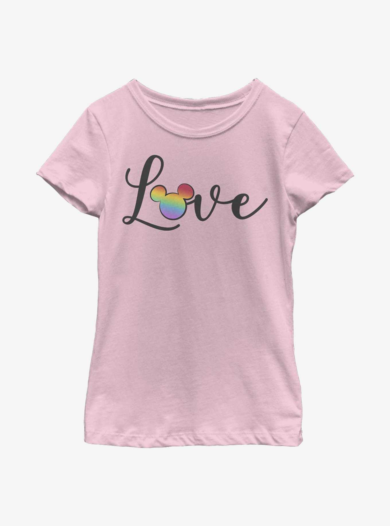 Disney Mickey Mouse Love And Disney Youth Girls T-Shirt, , hi-res