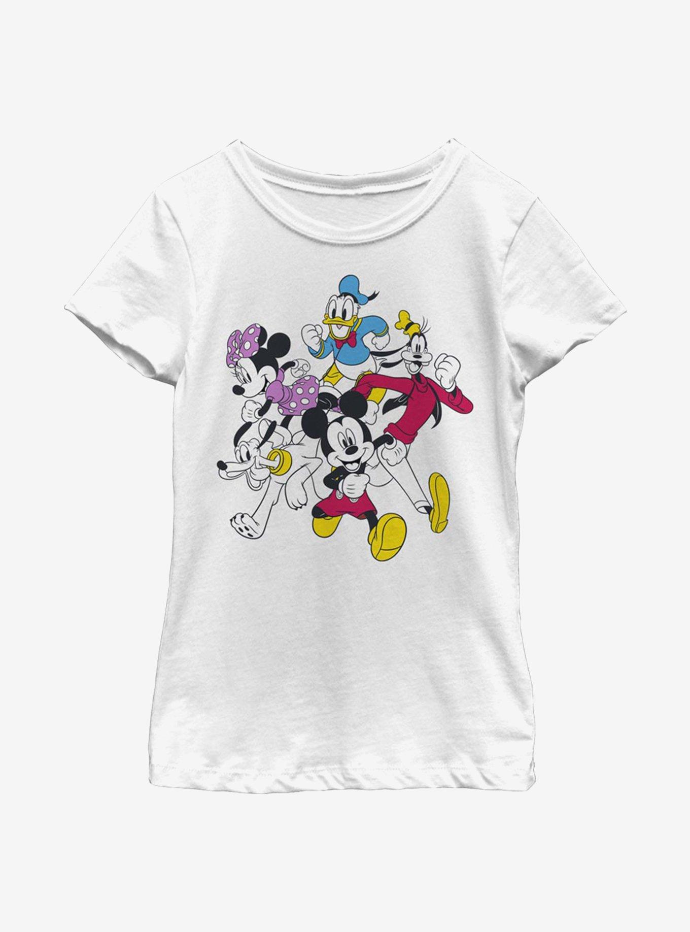 Disney Mickey Mouse And Friends Youth Girls T-Shirt, , hi-res