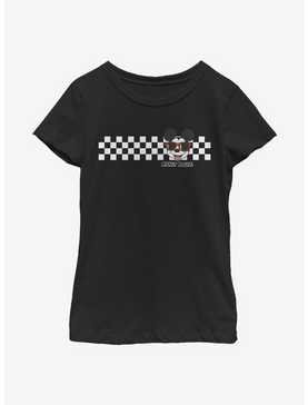 Disney Mickey Mouse Checkers Youth Girls T-Shirt, , hi-res