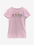 Disney Mickey Mouse Walk Youth Girls T-Shirt, PINK, hi-res