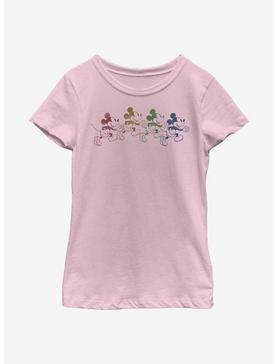 Disney Mickey Mouse Walk Youth Girls T-Shirt, , hi-res