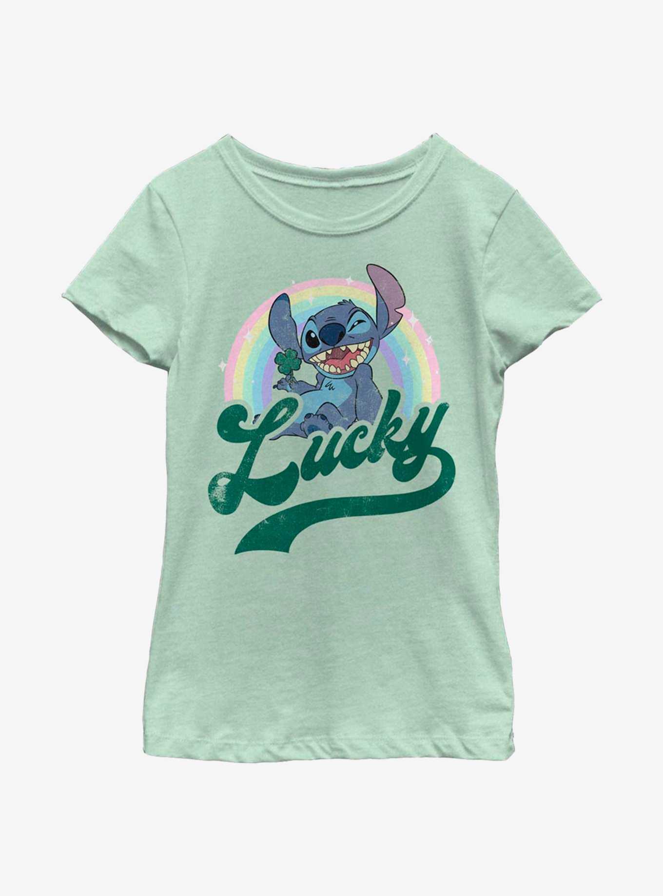 Disney Lilo And Stitch Lucky Rainbow Youth Girls T-Shirt, , hi-res