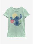 Disney Lilo And Stitch Minimal Stitch Youth Girls T-Shirt, MINT, hi-res