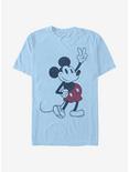 Disney Mickey Mouse Plaid Mickey T-Shirt, LT BLUE, hi-res