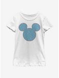 Disney Mickey Mouse Americana Paisley Youth Girls T-Shirt, WHITE, hi-res