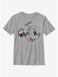 Disney Mickey Mouse Comic Mouse Youth T-Shirt, ATH HTR, hi-res