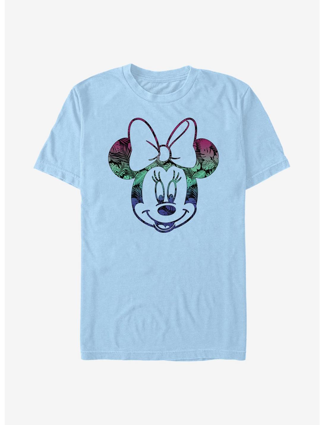 Disney Minnie Mouse Tropic Fill Minnie T-Shirt, LT BLUE, hi-res