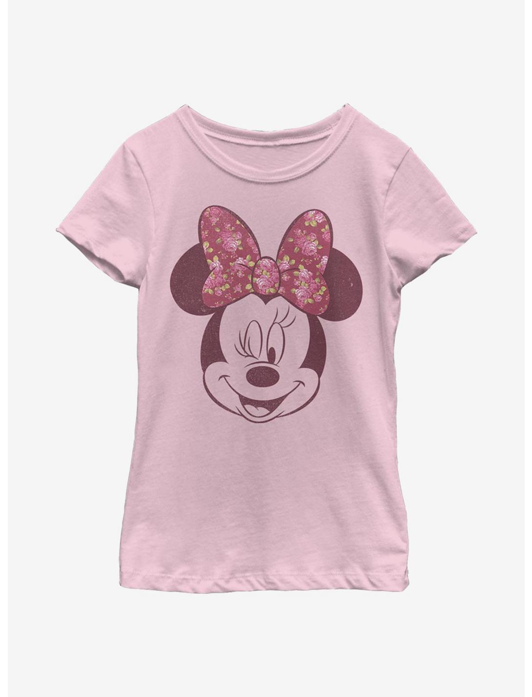 Disney Minnie Mouse Love Rose Youth Girls T-Shirt, PINK, hi-res