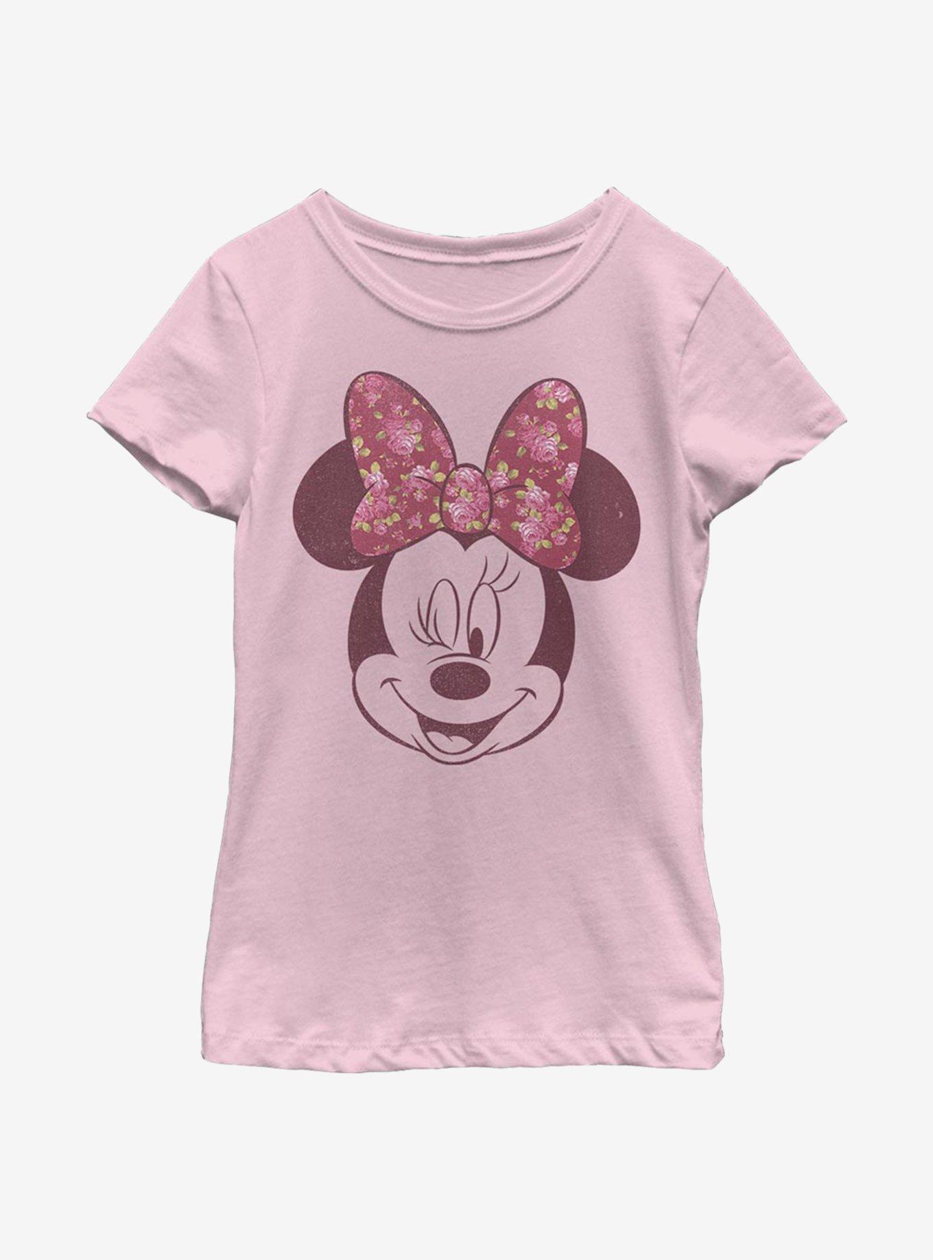 Disney Minnie Mouse Love Rose Youth Girls T-Shirt, , hi-res