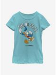 Disney Donald Duck Distant Donald Youth Girls T-Shirt, TAHI BLUE, hi-res