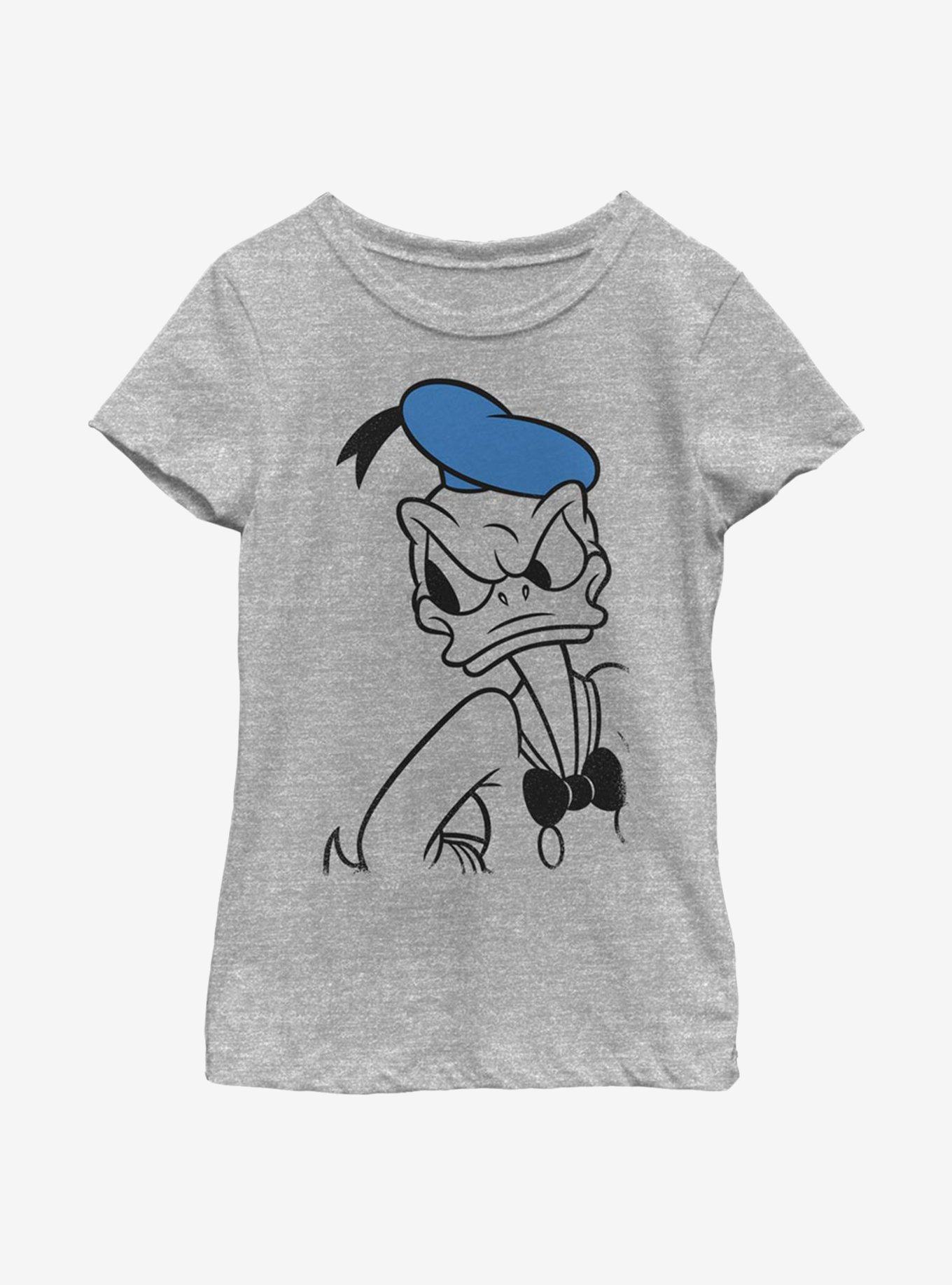 Disney Donald Duck Tonal Line Donald Youth Girls T-Shirt