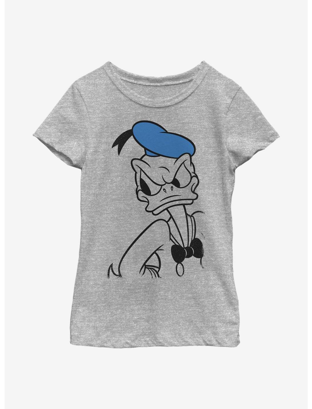 Disney Donald Duck Tonal Line Donald Youth Girls T-Shirt, ATH HTR, hi-res