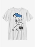 Disney Donald Duck Tonal Line Donald Youth T-Shirt, WHITE, hi-res
