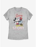 Disney Mickey Mouse True Love Story Womens T-Shirt, ATH HTR, hi-res