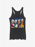 Disney Mickey Mouse Fab Four Womens Tank Top, BLK HTR, hi-res
