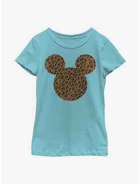Disney Mickey Mouse Cheetah Mouse Youth Girls T-Shirt, , hi-res