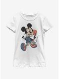 Disney Mickey Mouse Hiker Mickey Youth Girls T-Shirt, WHITE, hi-res